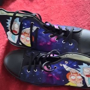 Rick And Morty - Sneakers - US 14 - Custom Airbrush - Brand New - Never Used -
